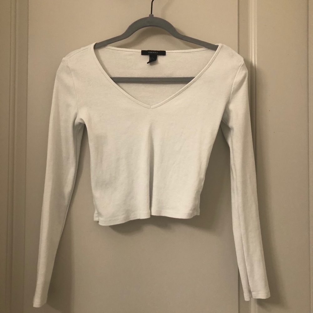 Long sleeved crop